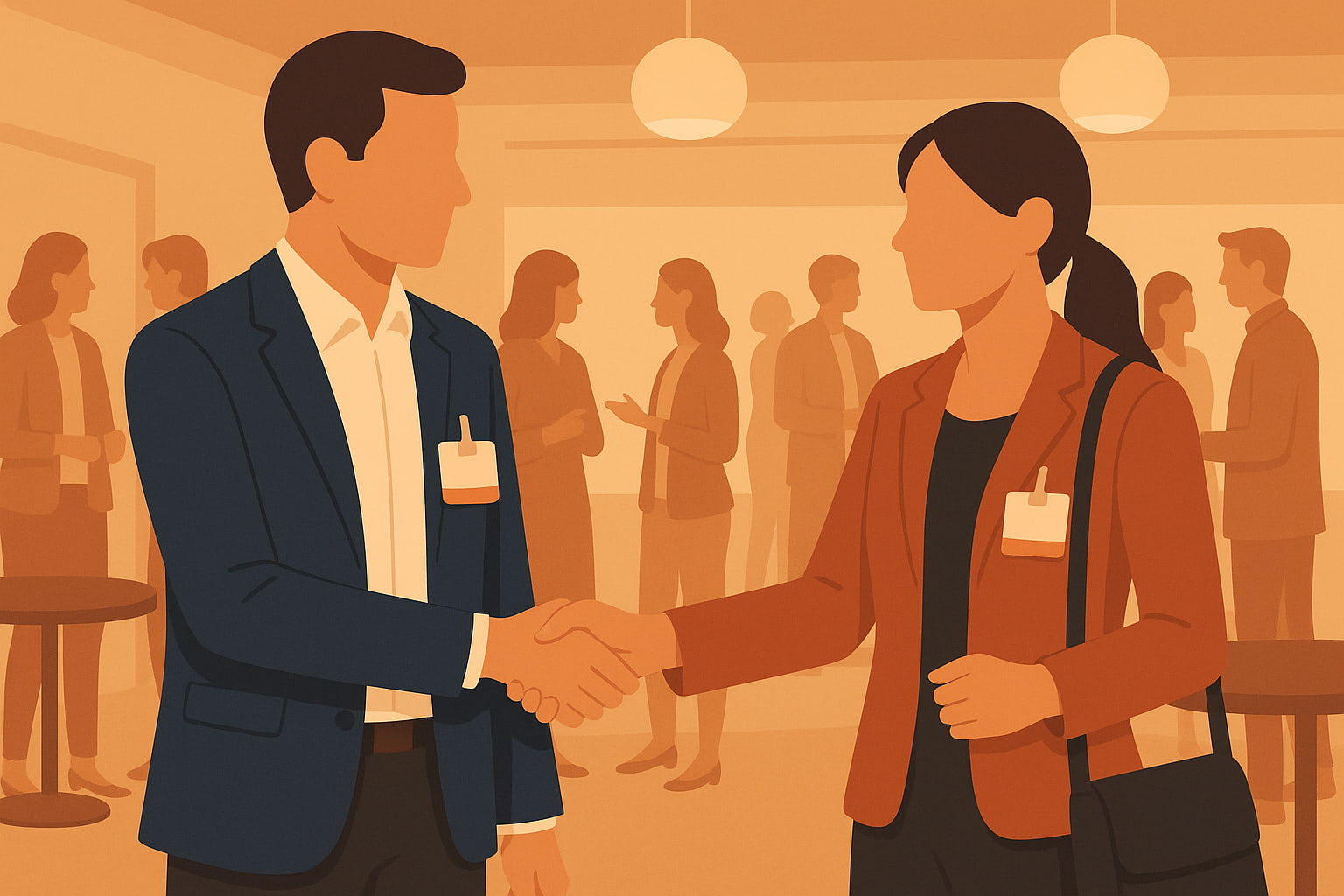 como se destacar em eventos de negócios: o verdadeiro Guia